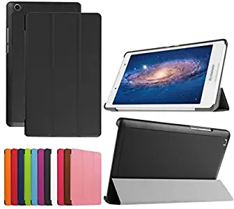 Xindayi Replacement for Tab2 A8/ Tab3 8 Case Lenovo - Ultra Lightweight Slim-Shell Stand Cover Case for Lenovo Tab 2 A8 2015 Release/Lenovo Tab 3 TB3-850F 2016 Release 8-Inch Tablet Only, (Black)