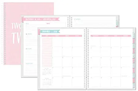 Office Depot Brand Weekly/Monthly Planner, 8-1/2" x 11", Cotton Candy, January to December 2020