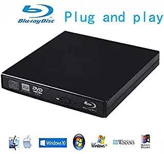 Blu-Ray Player External USB DVD RW Laptop Burner Drive