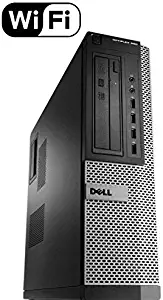 Dell Optiplex 990 Desktop Computer (Intel Quad-Core i7-2600 up to 3.4GHz, 16GB RAM, 2TB HDD, DVD, WiFi, VGA, DisplayPort, Windows 10 Professional) (i7 16GB 2TB) (Renewed)