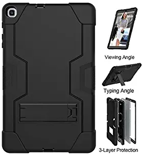 Galaxy Tab A 10.1 2019 T510 T515 Case,UZER Heavy Duty Three Layer Shockproof Anti-slip Silicone High Impact Resistant Case with Kickstand for 10.1 Inch Samsung Galaxy Tab A Tablet SM-T510 SM-T515 2019