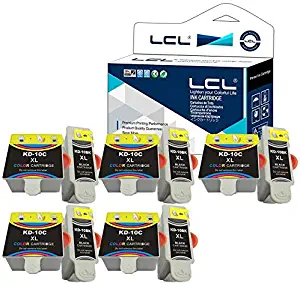 LCL Compatible Ink Cartridge Replacement for Kodak 30 30XL 30B 30CL 1.2 3.2 3.2S C100 C110 C115 C300 C310 C315 C330 C360 2100 2150 2170 2.2 3.1 5.1 (10-Pack 5Black 5Color)