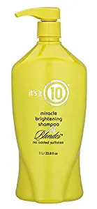 It's a 10 Haircare Miracle Brightening Shampoo for Blondes no added sulfates, 33.8 fl. oz.