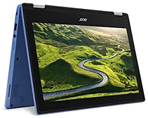 Newest Acer Convertible Chromebook 11.6in HD IPS Touchscreen, Intel Celeron N3060 1.6 GHz, 4GB Ram 32GB SSD, Intel HD Graphics, HDMI, WiFi, Webcam, Chrome OS- BLUE COLOR (Renewed)