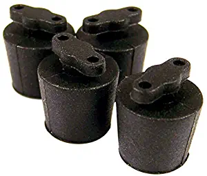 HP 603GG18001 Black Rubber Set of 4 Caps 681293-001 OEM Kit Genuine