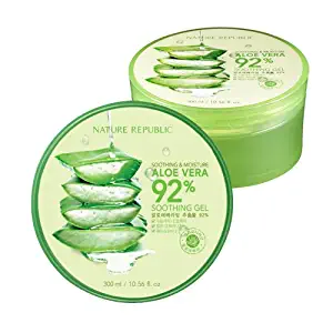 Nature Republic 2 PCS Aloe Vera Soothing Gel, 92% Soothing and Moisture, 300ml, NS17-G