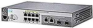 HP 2530-8G-PoE+ Switch - Switch - Managed - 8 x 10/100/1000 (PoE+) + 2 x Combo Gigabit SFP - Desktop, Rack-mountable, Wall-mountable - PoE+