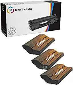 LD Remanufactured Toner Cartridge Replacement for HP 91A 92291A (Black, 3-Pack)