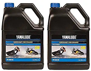 YAMAHA Yamalube 2W 2-Stroke Waverunner Performance Oil - 2 Gallons of LUB-2STRK-W1-04