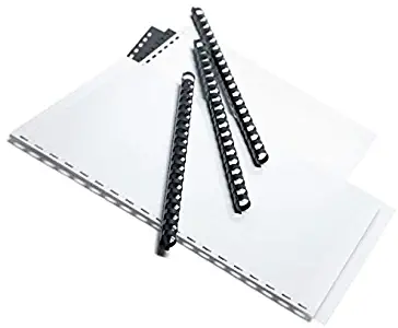 Office Depot Brand 1/2" Binding Combs, 90-Sheet Capacity, Black, Pack of 25