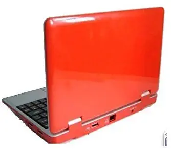 Soledpower Android 7" Mini Notebook Laptop Netbook 4gb Storage 1.2ghz Wifi Hd Solid Red Mini Laptop 7 Inch Netbook Notebook Computer Tablet Pc, Installed Wifi LAN Connection, Supports Netflix Google Play Store, Word/excel/power Point, 2 USB Ports, Sd Card Slot, Red Color For Children