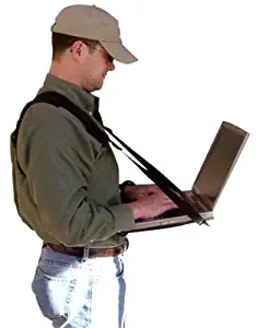 Connect-A-Desk: Mobile Laptop Harness & Desk | Hands Free Portable Adjustable Wearable Desk for Laptop, Tablet, Notepad, MacBook, etc.