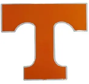 NCAA Tennessee Volunteers Car Magnet "T" (Large, 2 Pack)