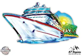 GT Graphics Cruise Ship Vacation - Vinyl Sticker Waterproof Decal