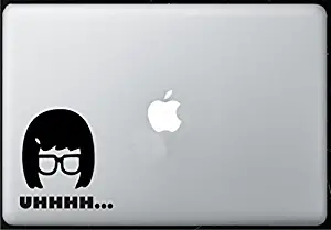 Tina Belcher Uhhh Macbook Air-pro 11 13 15 17 Stickers,decal, 3.3" Tall