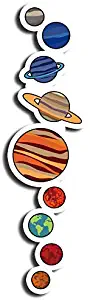 Planets Sticker Space Stickers Waterbottle Sticker Tumblr Stickers Laptop Stickers Vinyl Stickers