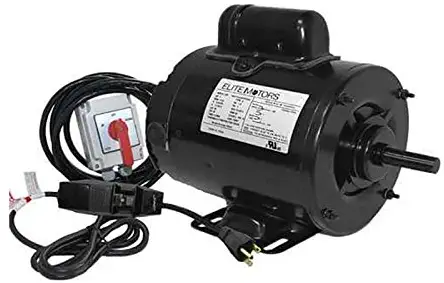 Elite 1 HP Heavy Duty 56 Frame Boat Lift Motor - Maintained Switch / 220v / 16 ft. Control Cable