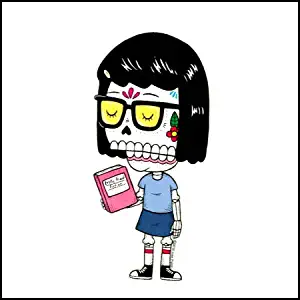 Tina Belcher - Weather Proof Die Cut Vinyl Day of The Dead Sticker