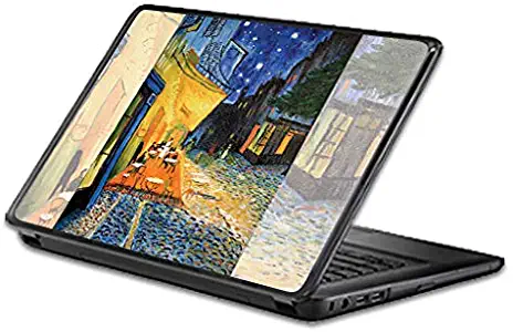 Universal Fit MightySkins Skin Compatible with Any 15" Screen Laptop - Cafe Terrace at Night | Protective, Durable, and Unique Vinyl Decal wrap Cover | Easy to Apply, Remove | Made in The USA