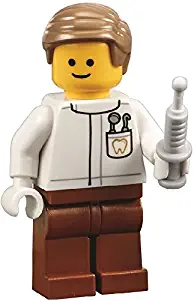 LEGO City Assembly Square Minifigure - Dentist Doctor (10255)