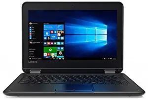 Lenovo N23 11.6-inch IPS Anti-Glare Touchscreen 2-in-1 Business Laptop, Intel Celeron N3060, 4GB RAM, 128GB Solid State Drive, Windows 10 Professional