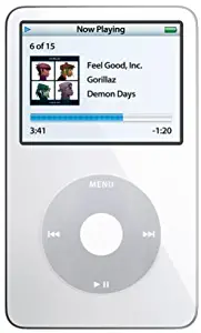 Apple iPod Classic Video 30GB White 5th Generation - Discontinued by Manufacturer Comes with Generic Ear pods Wall Pug and Charging Wire Packaged in White Box