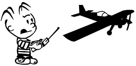 RC Guy Flying Plane Pilot Vinyl Decal Sticker Window Laptop Graphic Cartoon , Die cut vinyl decal for windows, cars, trucks, tool boxes, laptops, MacBook - virtually any hard, smooth surface