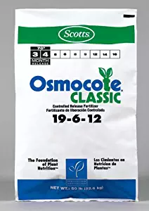 Osmocote Fertilizer 19-6-12, Slow Release 3-4 Months (50 Pound Bag)