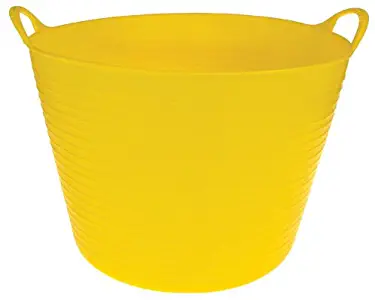 TubTrugs - Flexible Garden and Home Tubs (Yellow, 10 Gallon)