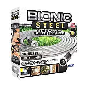Bionic Steel 304 Stainless Steel Metal Garden Hose - Lightweight, Kink-Free, and Stronger Than Ever, Durable and Easy to Use