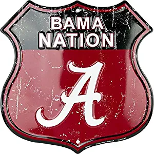 HangTime Bama Nation - University of Alabama Route Sign