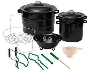 Granite Ware Enamel-on-Steel Canning Kit with Blancher, 12-Piece