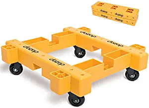 Dozop Modular-4 Dolly - Collapsible Handtruck with Heavy Duty Wheels for Moving Home & Office Appliances - Indoor and Outdoor Portable Push Cart in Retail Packing